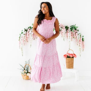 Baby Kids Bamboo Pajamas — Whispering Roses Women's Dress — Image 1