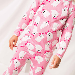 Baby Kids Bamboo Pajamas — BOOsties Forever Long Sleeve Pajama Set — Image 1