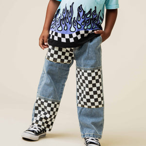Baby Kids Bamboo Pajamas — Fast & Curious Denim Jeans — Image 1
