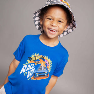 Baby Kids Bamboo Pajamas — Hot Wheels™ Race to Win T-Shirt — Image 1
