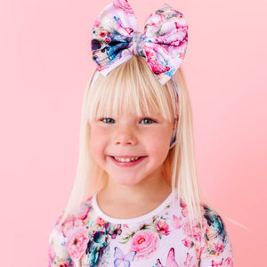 Baby Kids Bamboo Pajamas — Left Me On Dead Biggie Bow — Image 1