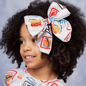 Baby Kids Bamboo Pajamas — Lil' Patch of America Woven Alligator Clip — Image 1