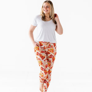 Baby Kids Bamboo Pajamas — Little Pizza Heaven Women's Pants — Image 1