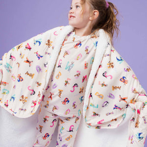 Baby Kids Bamboo Pajamas — Looney Tunes™ Bum Bum Blanket - Plush — Image 1