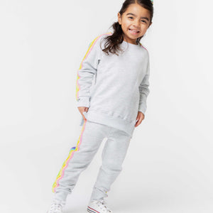 Baby Kids Bamboo Pajamas — Sequin Jogger Set — Image 1