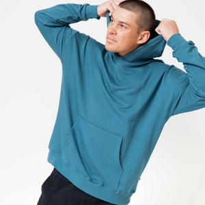 Baby Kids Bamboo Pajamas — Teal It Like It Is Adult Unisex Hoodie — Image 1