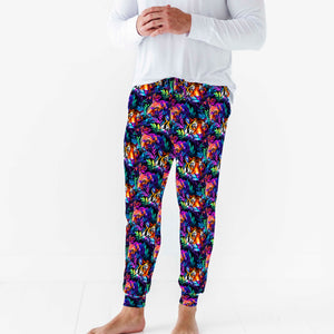 Baby Kids Bamboo Pajamas — Easy Tiger Men's Pants — Image 1