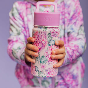 Baby Kids Bamboo Pajamas — Simple Modern Summit Tumbler - 14 oz : Hydrangea — Image 1