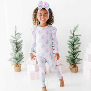Baby Kids Bamboo Pajamas — Un-fir-gettable Two-Piece Pajama Set — Image 1
