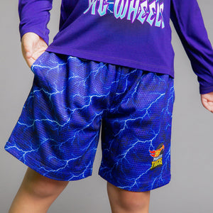 Baby Kids Bamboo Pajamas — Hot Wheels™ Monster Trucks Mega-Wrex Mesh Shorts — Image 1