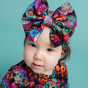 Baby Kids Bamboo Pajamas — Killer Smile Biggie Bow — Image 1