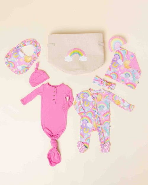 Baby Kids Bamboo Pajamas — Dream in Color Essential Bundle — Image 1