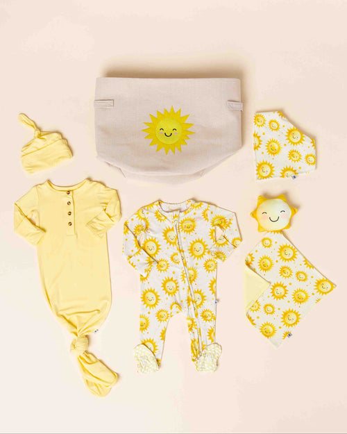 Baby Kids Bamboo Pajamas — Little Sunshine Essential Bundle — Image 1