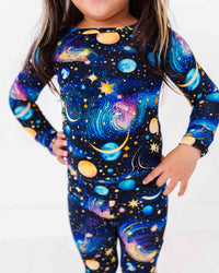 Baby Kids Bamboo Pajamas — Star Struck Two-Piece Pajama Set — Image 1
