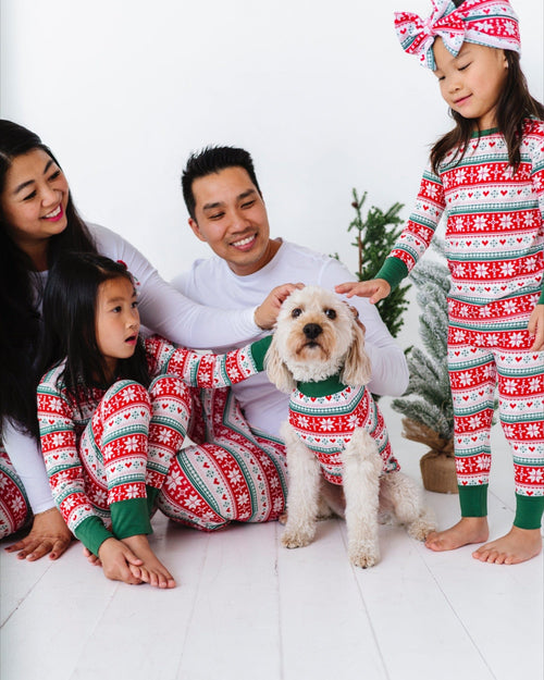 Baby Kids Bamboo Pajamas — Up To Snow Good Woven Piggy Clip — Image 2
