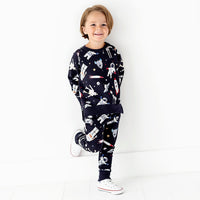 Baby Kids Bamboo Pajamas — I Need Space Jogger Set — Image 1