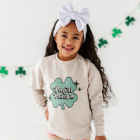 Baby Kids Bamboo Pajamas — Pinch Proof Crew Neck Sweatshirt — Image 1