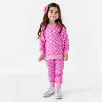 Baby Kids Bamboo Pajamas — Roller at the Disco Jogger Set — Image 1