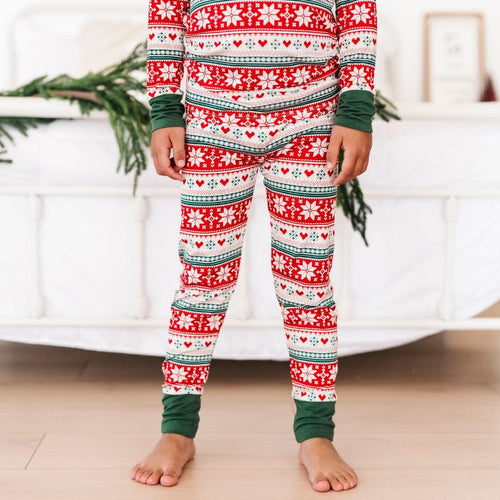 Bums & Roses - Baby & Kids Bamboo Pajamas - Up To Snow Good Two-Piece Pajama Set - Image 27