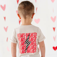 Baby Kids Bamboo Pajamas — Heartbreaker T-Shirt — Image 1