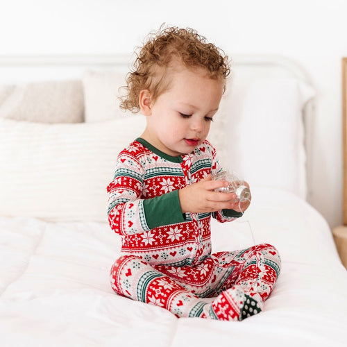 Bums & Roses - Baby & Kids Bamboo Pajamas - Up To Snow Good Footie - Image 27