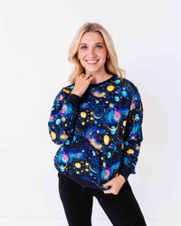 Baby Kids Bamboo Pajamas — Star Struck Women's Sweatshirt — Image 1