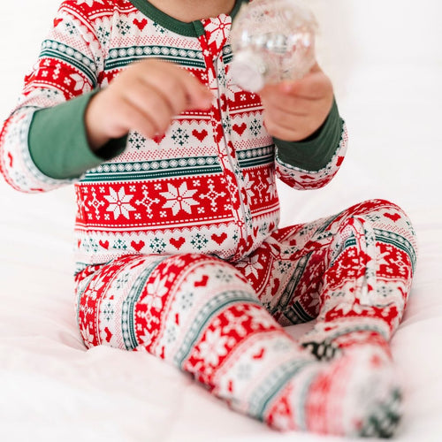 Bums & Roses - Baby & Kids Bamboo Pajamas - Up To Snow Good Footie - Image 29