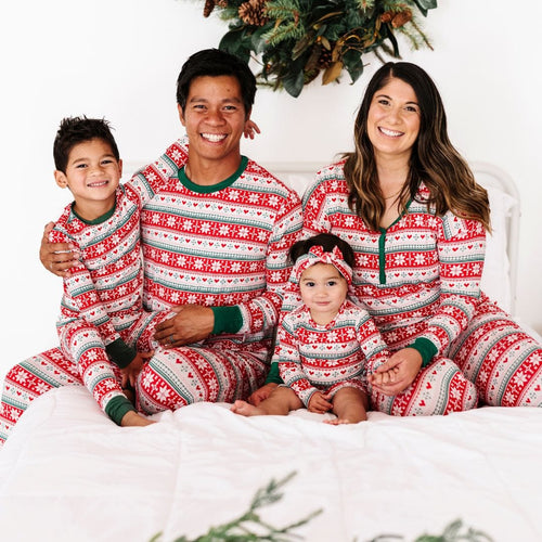 Baby Kids Bamboo Pajamas — Up To Snow Good Mama Shirt — Image 2
