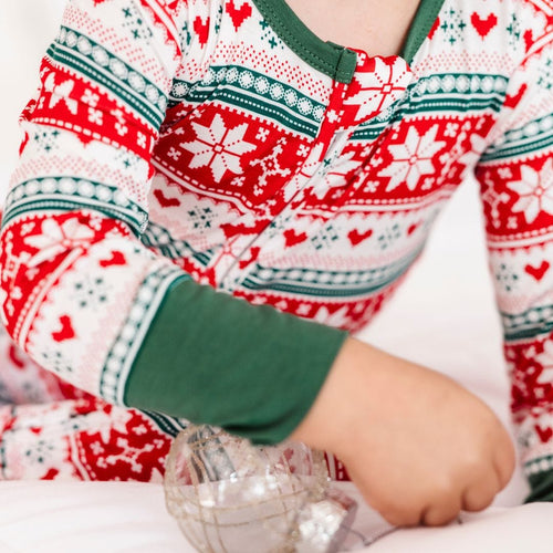 Bums & Roses - Baby & Kids Bamboo Pajamas - Up To Snow Good Footie - Image 28