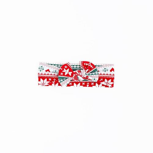 Baby Kids Bamboo Pajamas — Up To Snow Good Headwrap — Image 13