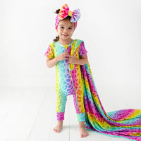 Baby Kids Bamboo Pajamas — Wild Child Romper — Image 1