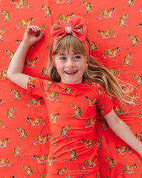 Baby Kids Bamboo Pajamas — Go Get 'Em Tiger Bum Bum Blanket — Image 1