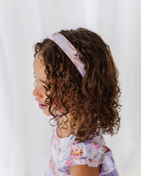 Baby Kids Bamboo Pajamas — A Knight to Remember Headband — Image 1
