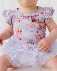 Baby Kids Bamboo Pajamas — A Knight to Remember Top & Tulle Skort Set — Image 1