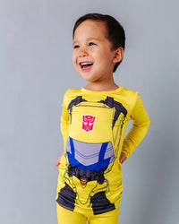 Baby Kids Bamboo Pajamas — Two-Piece Set Transformers™ Bumblebee — Image 1