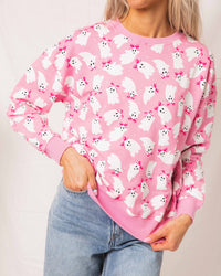 Baby Kids Bamboo Pajamas — BOOsties Forever Women's Relaxed Crew Neck Sweatshirt — Image 1