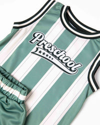 Baby Kids Bamboo Pajamas — Preschool Jersey Top With Shorts — Image 1