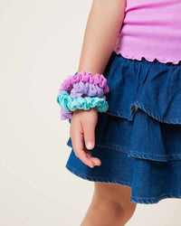 Baby Kids Bamboo Pajamas — 3-Pack Small Scrunchies — Image 1