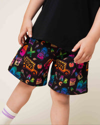 Baby Kids Bamboo Pajamas — A+ Attitude Mesh Shorts — Image 1