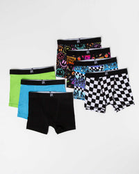 Baby Kids Bamboo Pajamas — Back To School 7-Pack Boy's Boxer Brief Underwear — Image 1