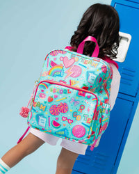 Baby Kids Bamboo Pajamas — Cheer We Go Kid's Backpack — Image 1