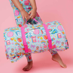 Baby Kids Bamboo Pajamas — Cheer We Go Sleeping Bag — Image 1