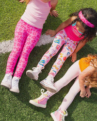 Baby Kids Bamboo Pajamas — Daisy Bell 3-Pack Girls Leggings — Image 1