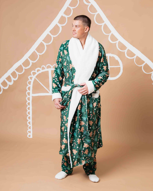 Baby Kids Bamboo Pajamas — Bake it Happen Adult Plush Robe — Image 3