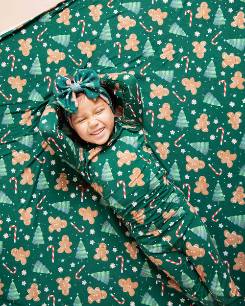 Baby Kids Bamboo Pajamas — Bake it Happen Bum Bum Blanket - Plush — Image 6