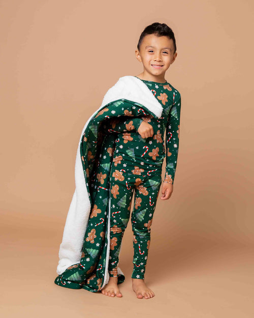 Baby Kids Bamboo Pajamas — Bake it Happen Bum Bum Blanket - Plush — Image 5