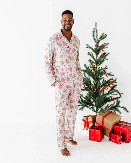 Baby Kids Bamboo Pajamas — Baking Spirits Bright Men's Pajama Set — Image 4