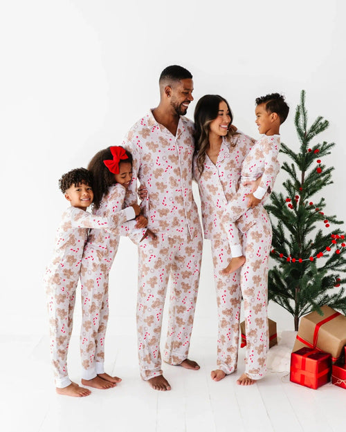 Baby Kids Bamboo Pajamas — Baking Spirits Bright Men's Pajama Set — Image 9