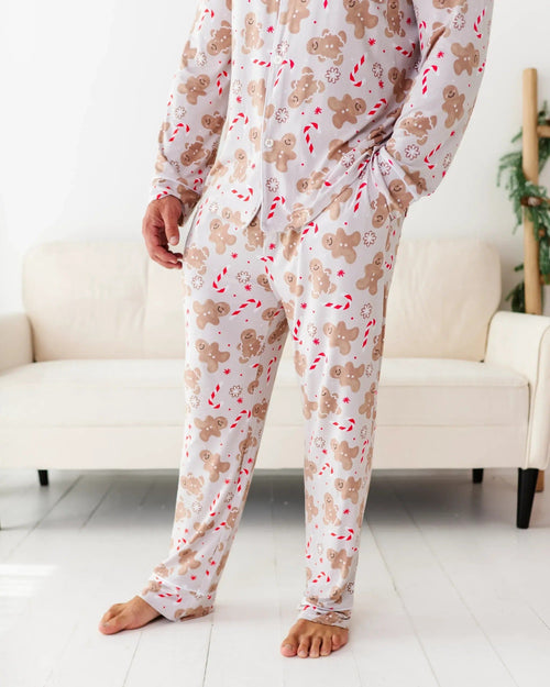 Baby Kids Bamboo Pajamas — Baking Spirits Bright Men's Pajama Set — Image 22