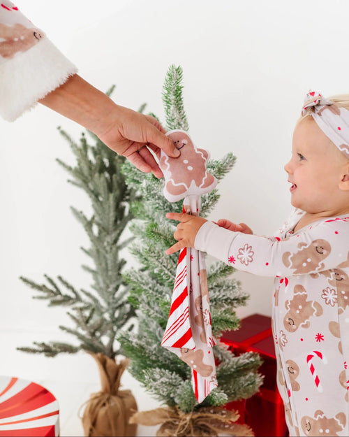 Baby Kids Bamboo Pajamas — Baking Spirits Bright Lovey + Plush — Image 1
